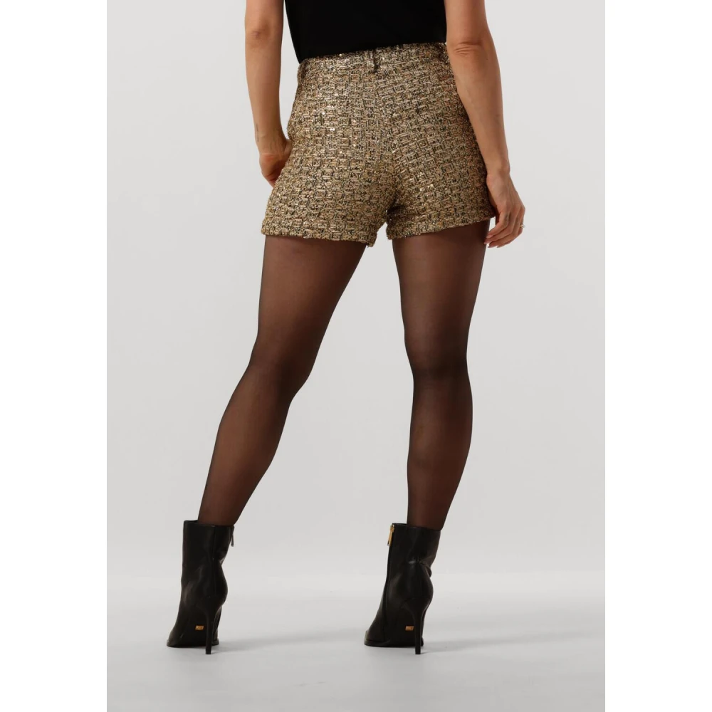 Silvian Heach Gouden Glamour Broek Yellow Dames