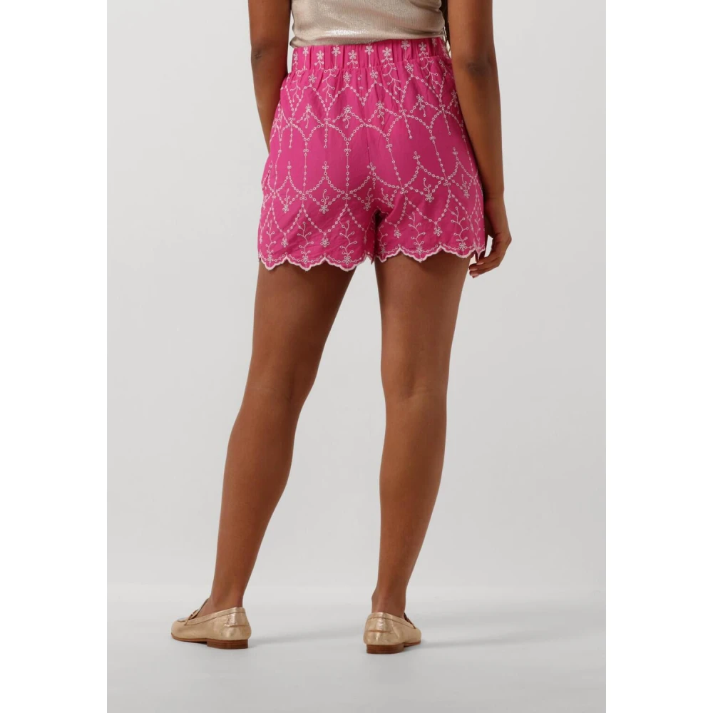 Y.A.S Roze Zomer Shorts voor Vrouwen Pink Dames