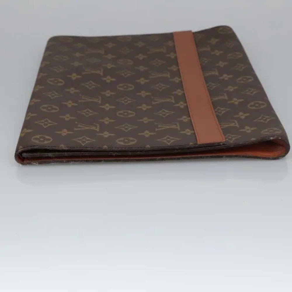 Louis Vuitton Vintage Pre-owned Canvas clutches Brown Dames