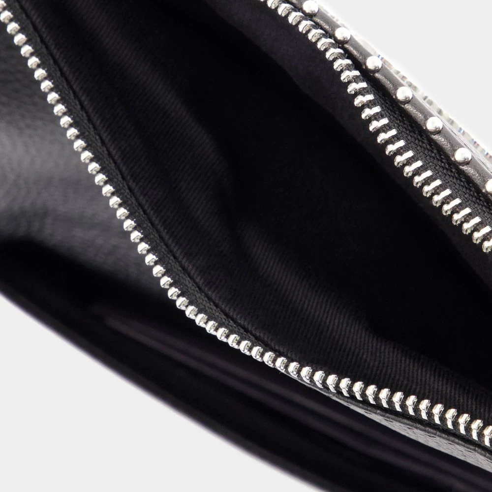 Zadig & Voltaire Zwarte leren crossbodytas Black Dames