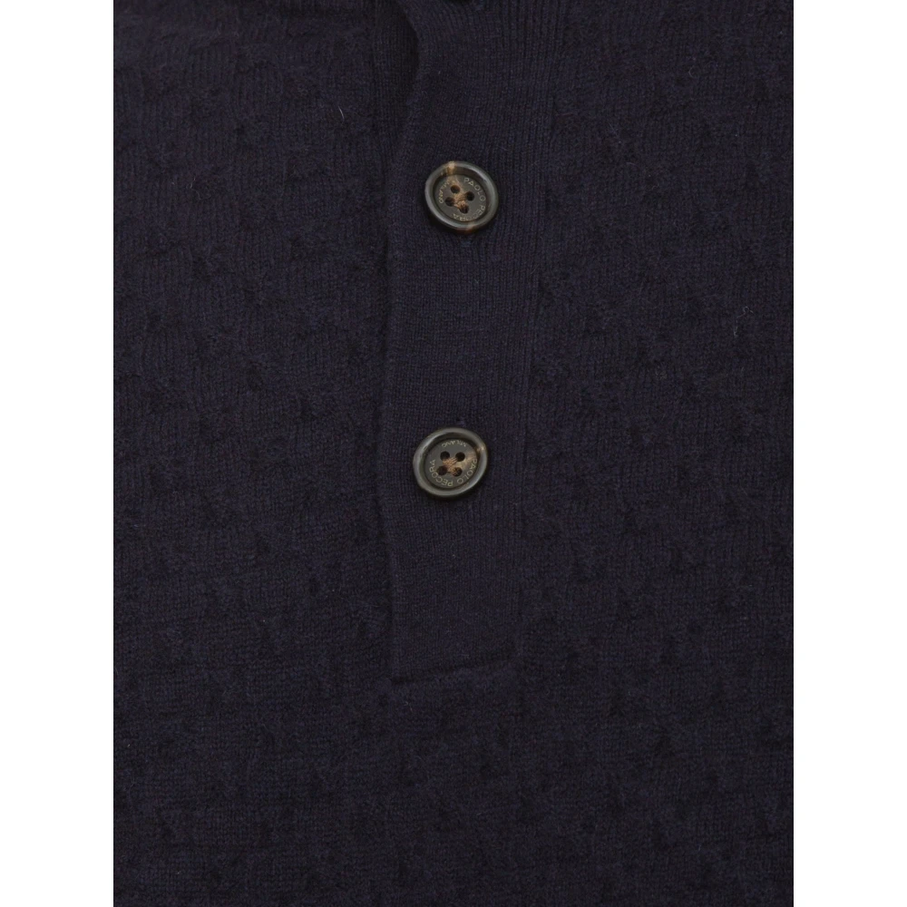 Paolo Pecora Blauwe Coltrui Blue Heren