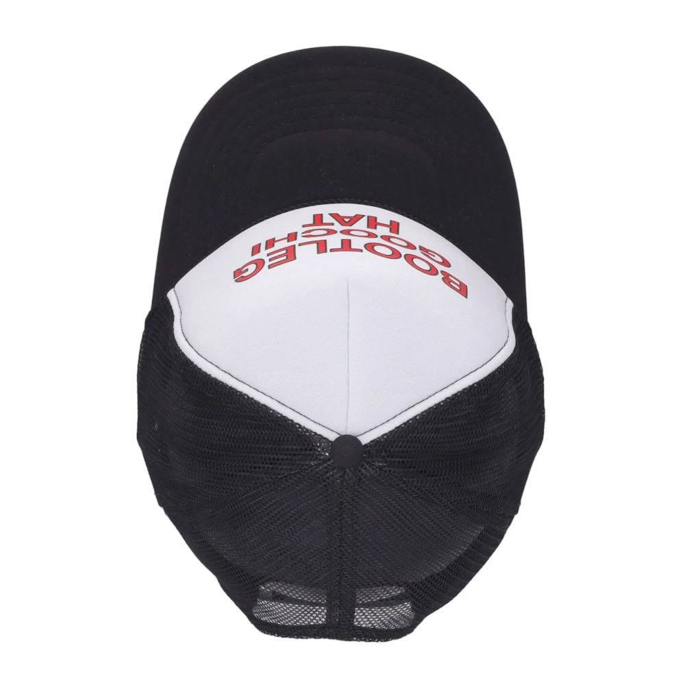 Market Gestructureerde Trucker Hat Wit Zwart Multicolor Heren