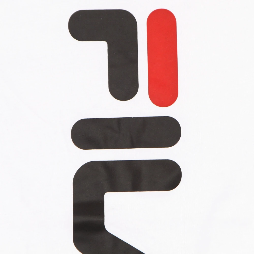 Fila Witte Heren Crew Neck T-Shirt White Heren