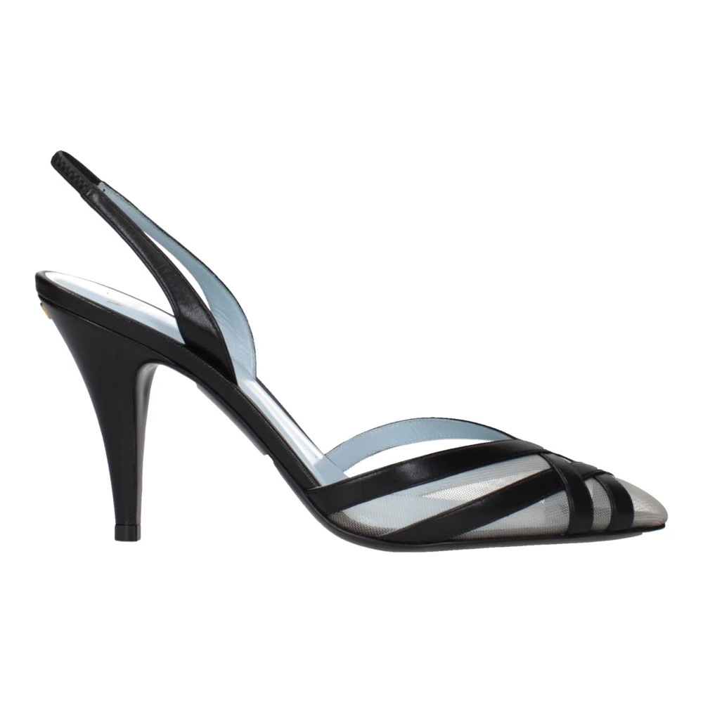 Valentino Garavani Women's Black Leather High Heel Pumps