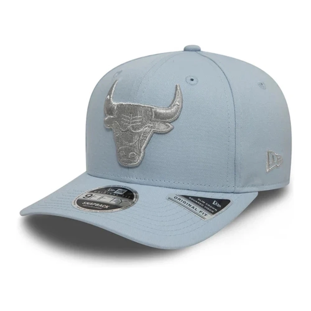 new era Celeste Bulls Metallic Pet Blue Heren