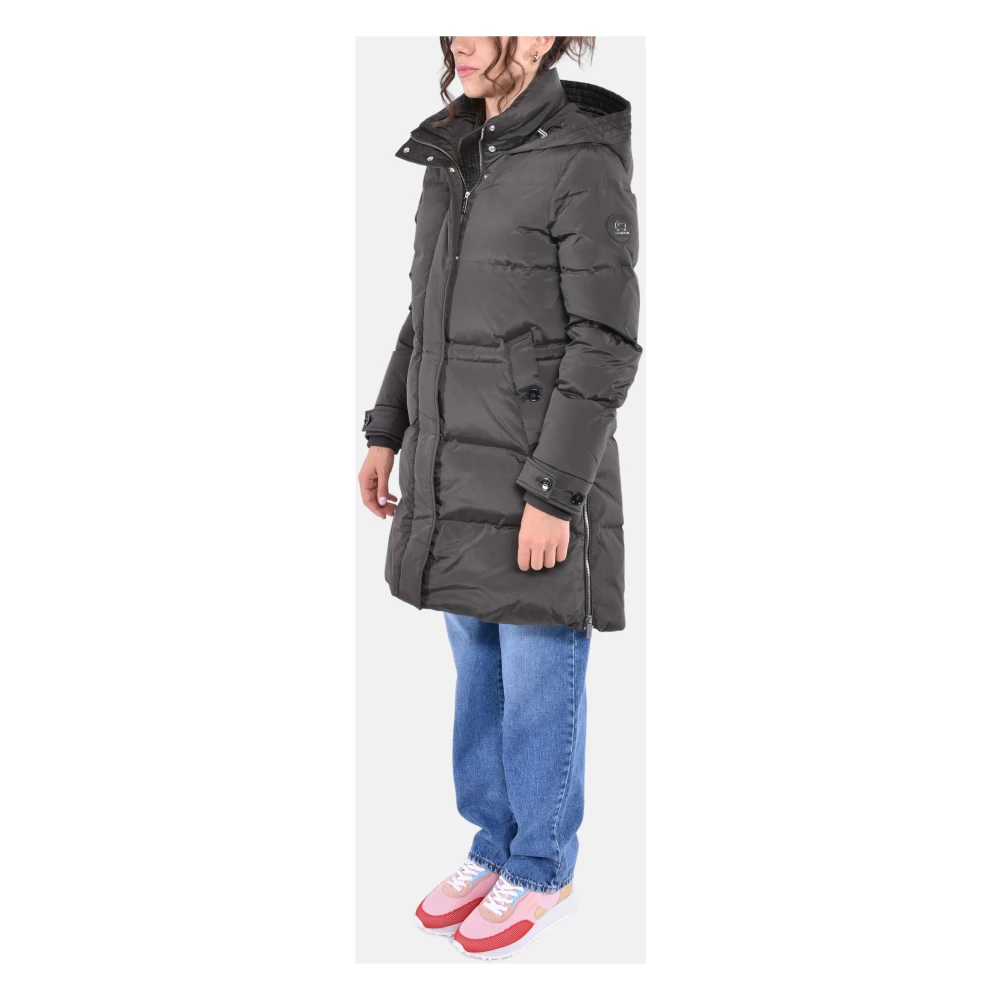Woolrich Gewatteerde Puffer Parka Green Dames