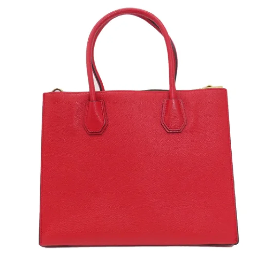Michael Kors Pre-owned Leather handbags Red Dames