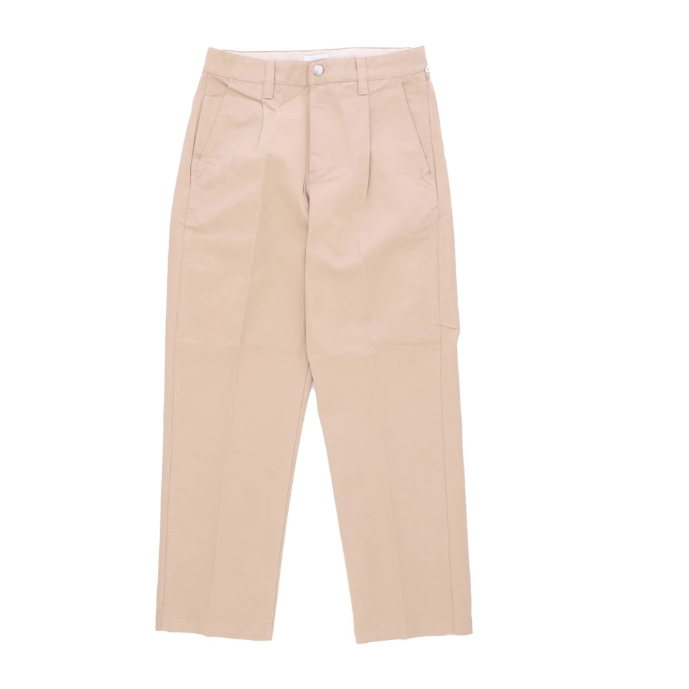 Obey Zomerbroek van canvas met zakken Beige Heren
