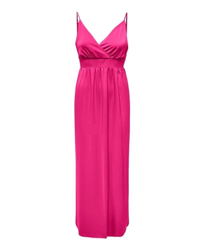 robe-longue-sans-manches-fuchsia-violet