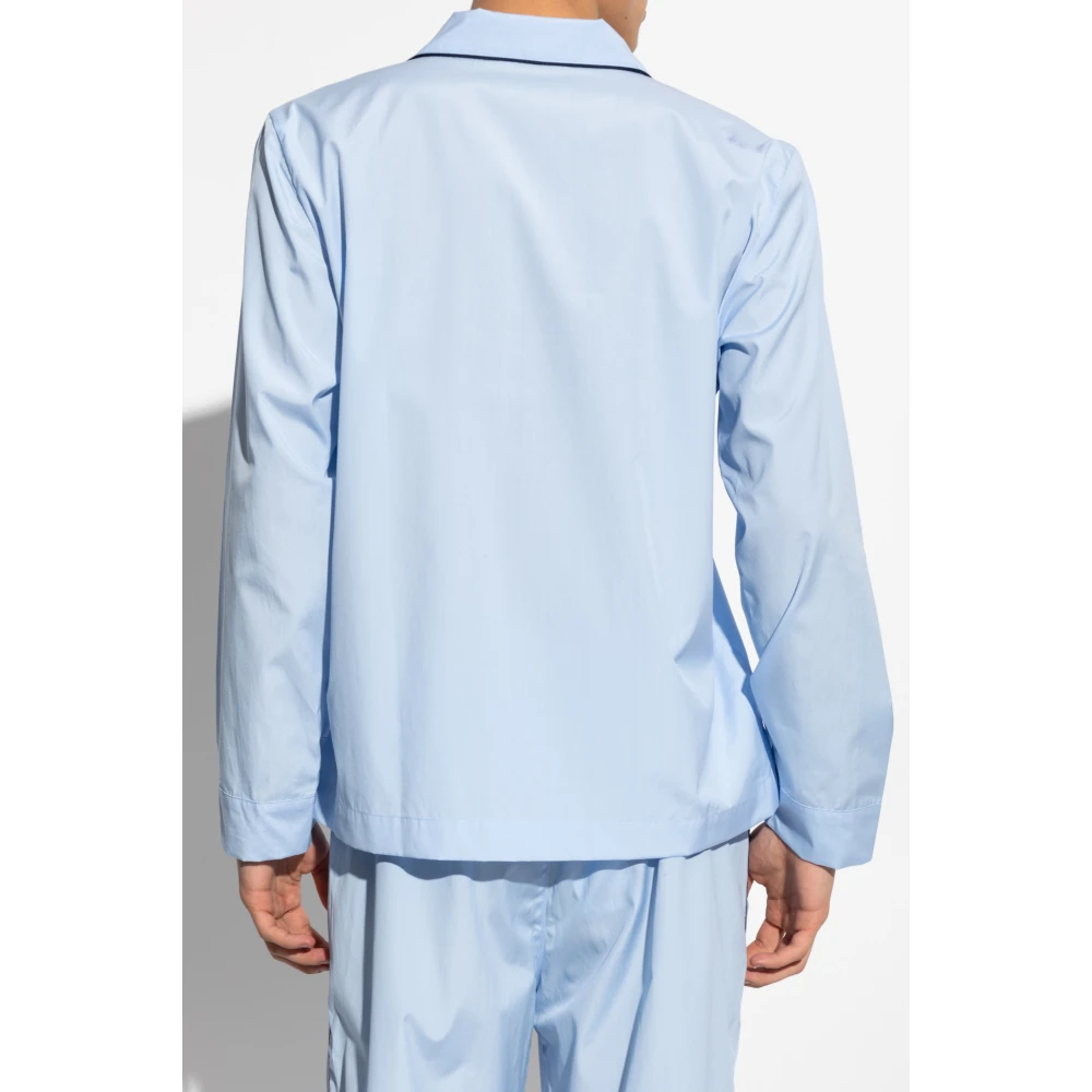 Sporty & Rich Pyjamashirt uit de Wall Street-collectie Blue Heren