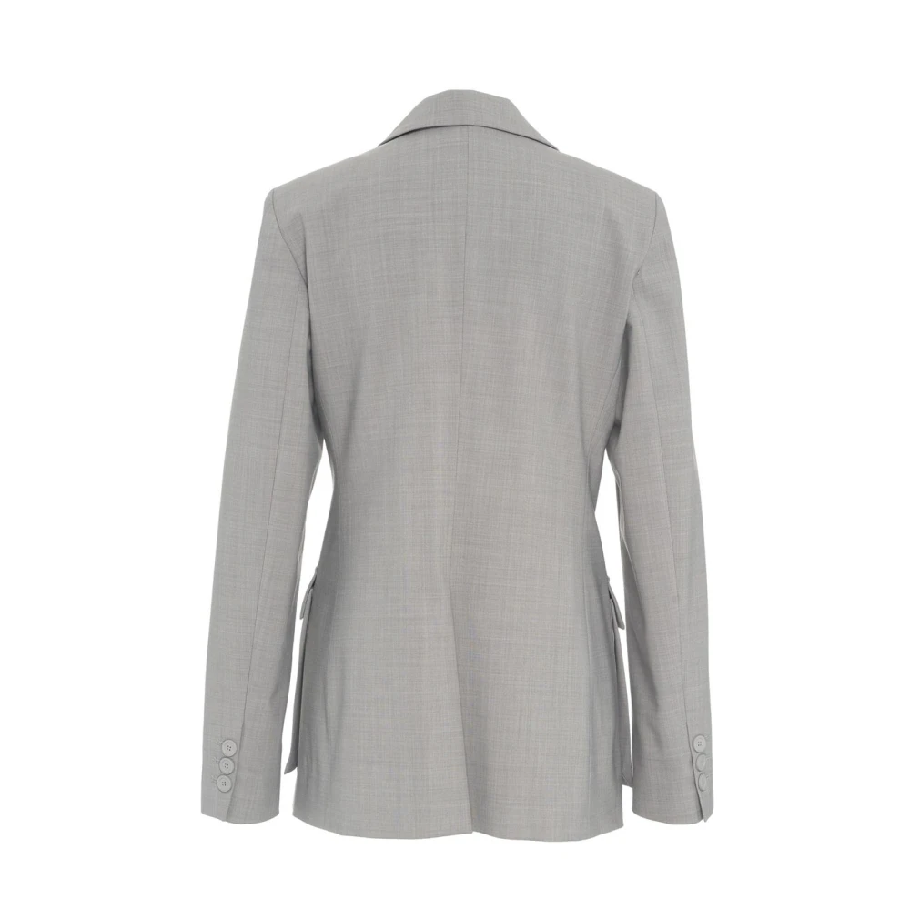 Semicouture Chique Grijze Blazer voor Vrouwen Gray Dames