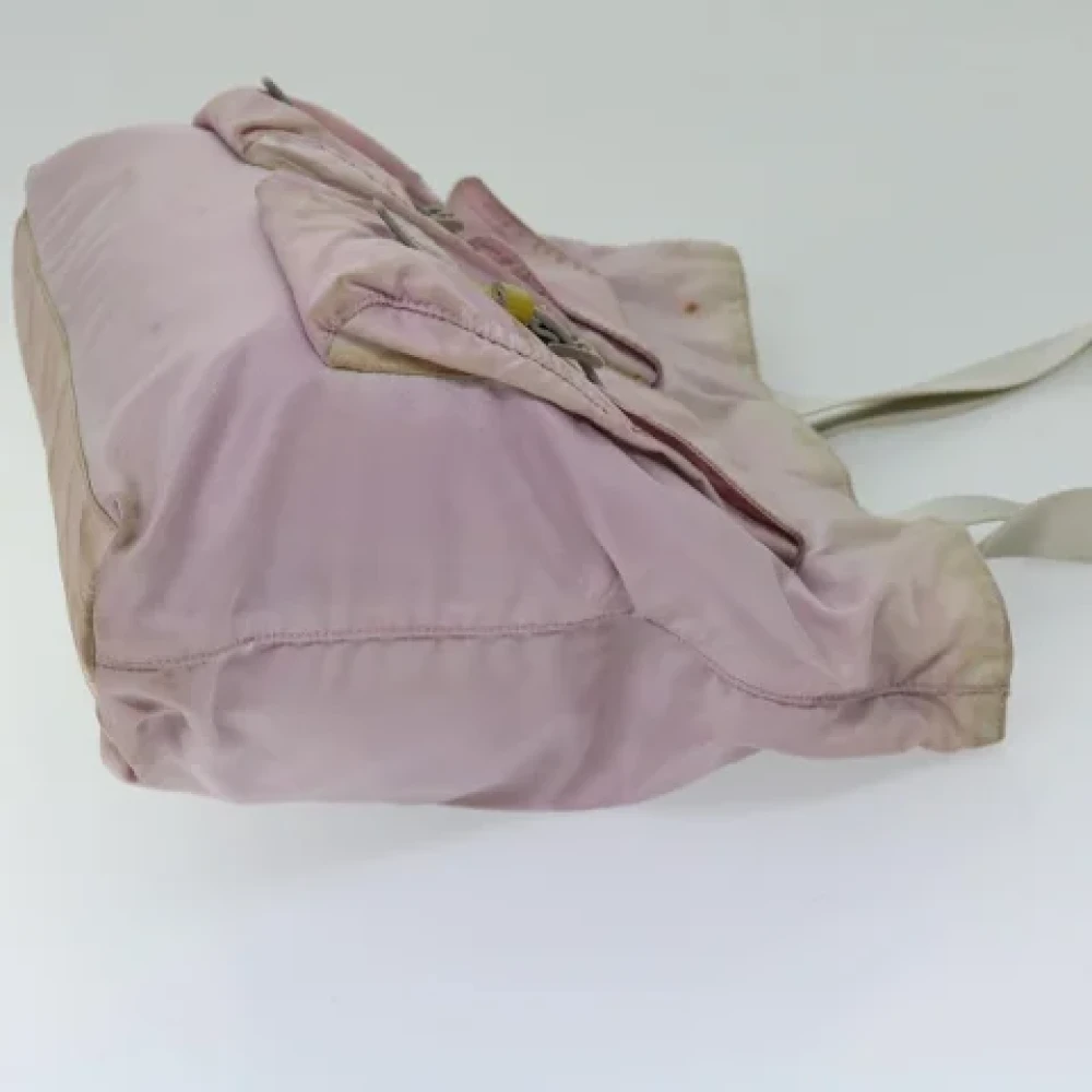 Prada Vintage Pre-owned Nylon totes Pink Dames