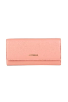 Metallic Soft Wallet Grained Leather