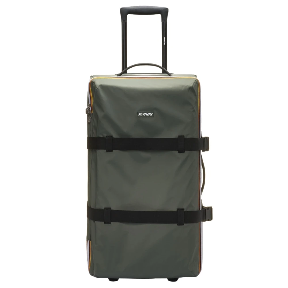 K-way Groen Zwart Trolley Green Unisex