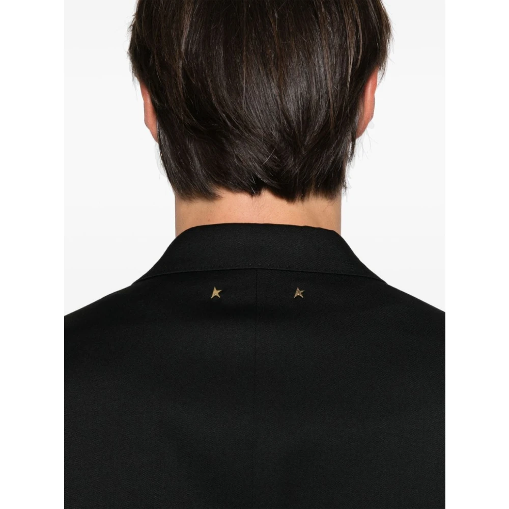 Golden Goose Zwarte Jassen voor een Stijlvolle Look Black Heren