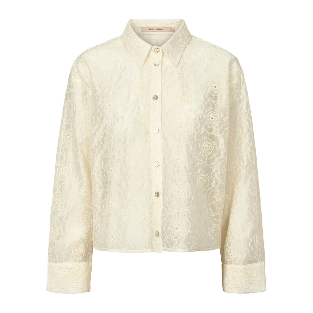 RUE de Femme Elegante Judith Shirt Off White Dames