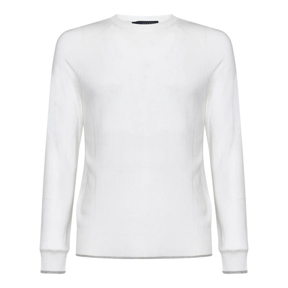 Sease Witte Wol Gebreide Trui White Dames