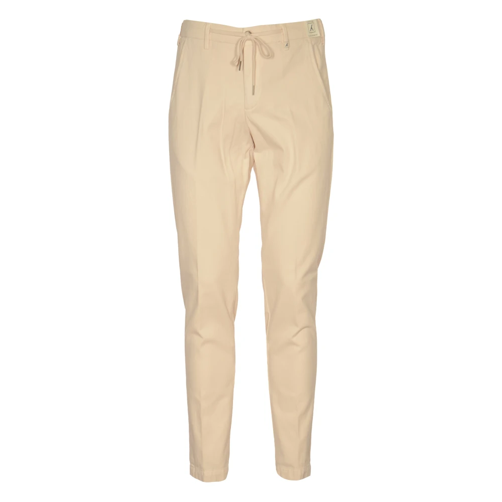 Myths Roomkleurige broek voor vrouwen Beige Heren