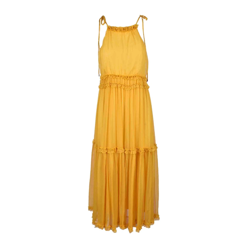 Weili Zheng Zomerjurk Yellow Dames