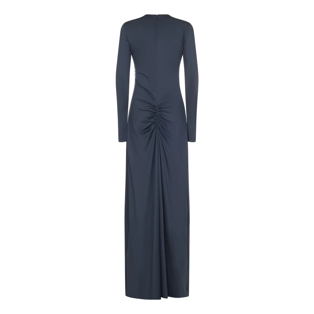 Victoria Beckham Blauwe Jurk Aw24 Elegante Avondkleding Blue Dames