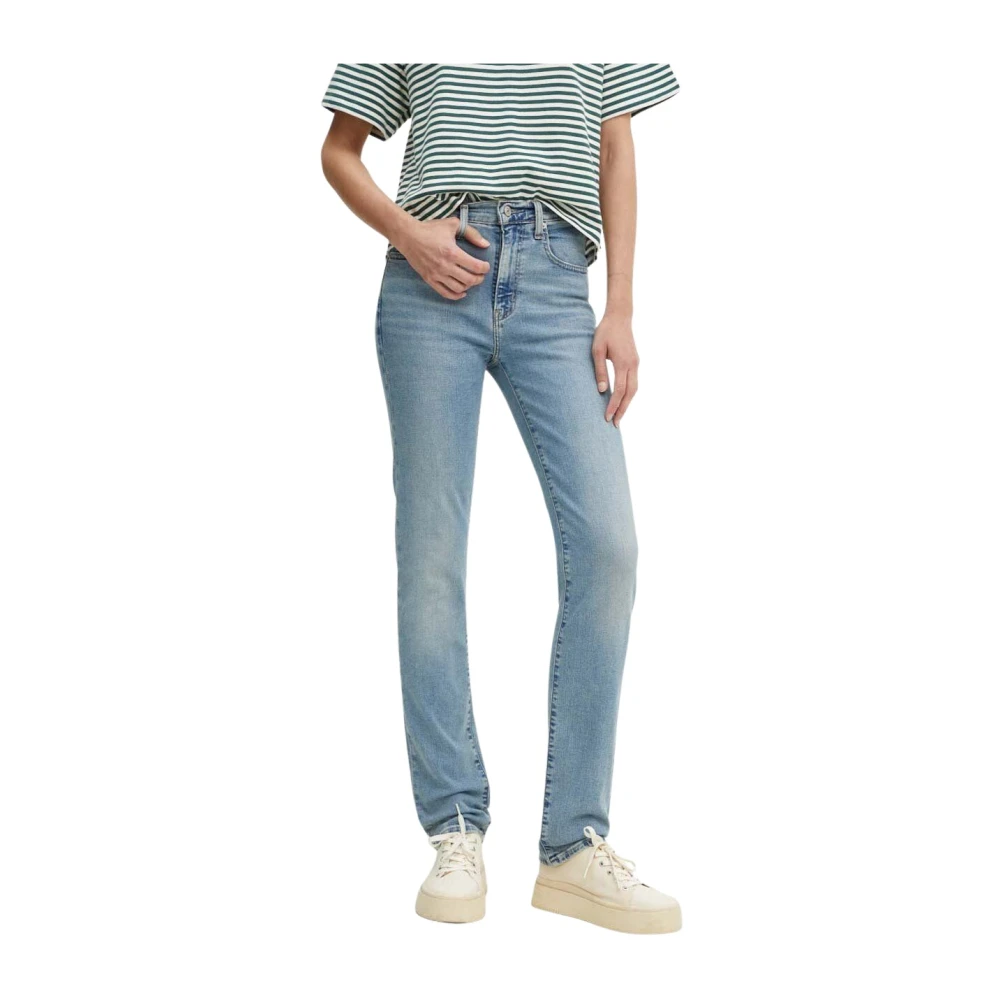 Levi's - 724 High Rise Straight - Jeans - Damen - Blau - W25 L32 - Bild 4