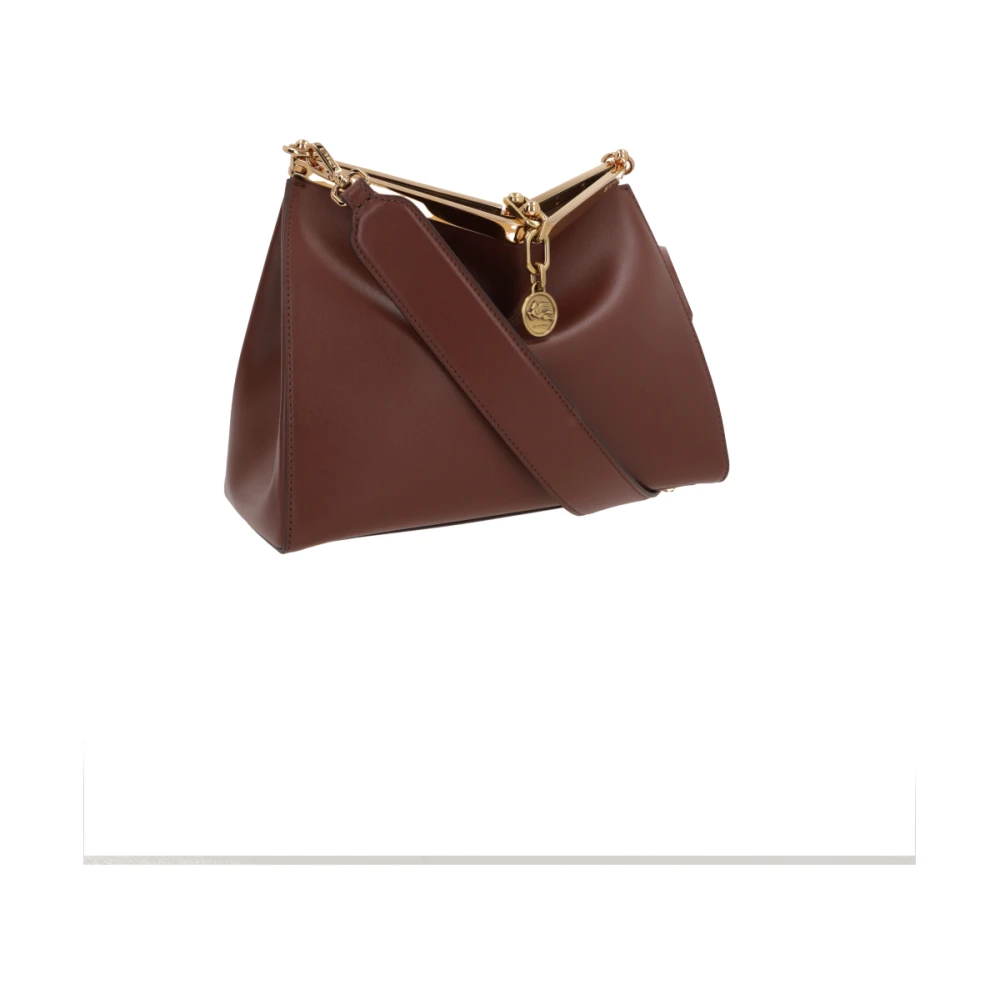 ETRO Bruin Leren Schoudertas Brown Dames