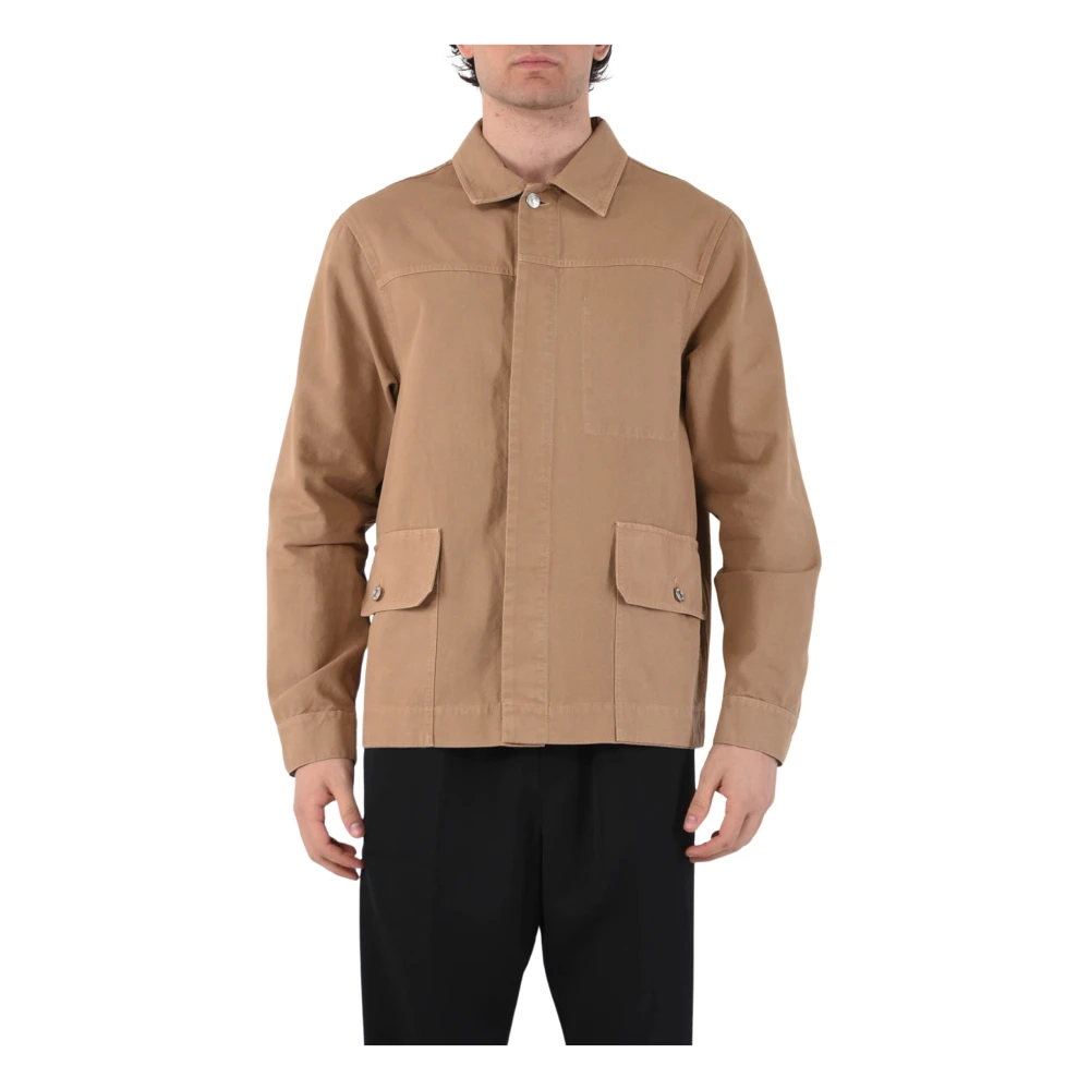 Mauro Grifoni Winter Jackets Beige Heren