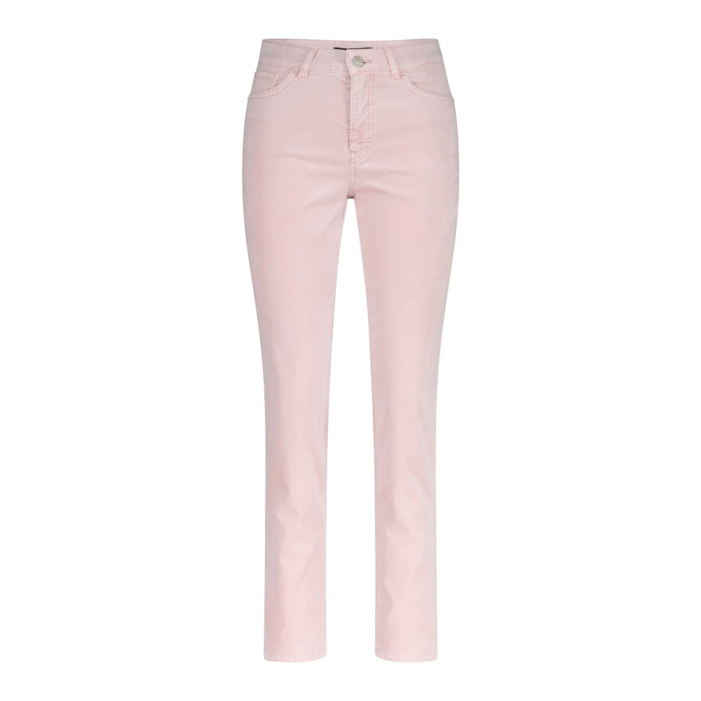 Marc Cain High-Waist Slim-Fit Denim Jeans Pink Dames