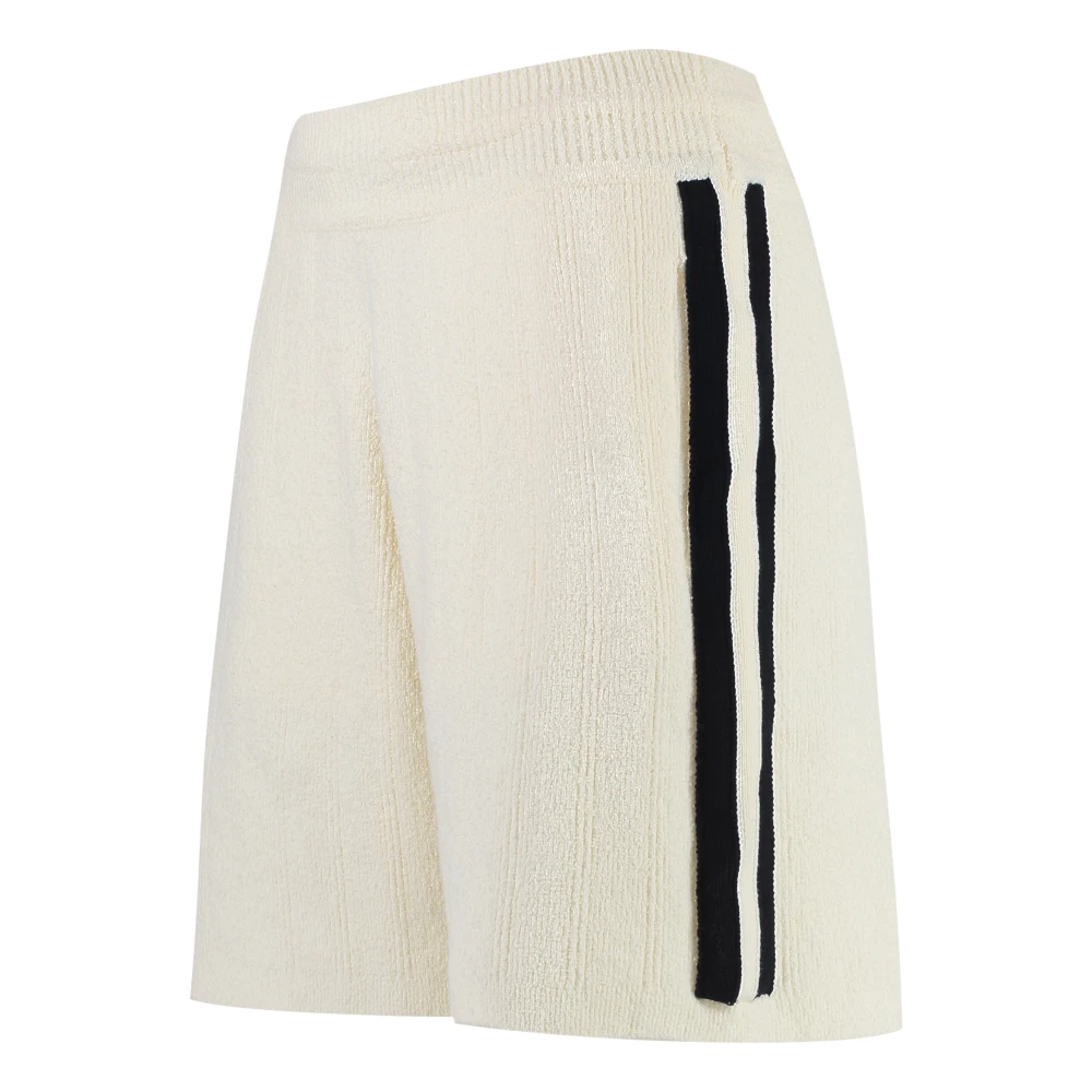 Golden Goose Gebreide Casual Shorts Beige Dames