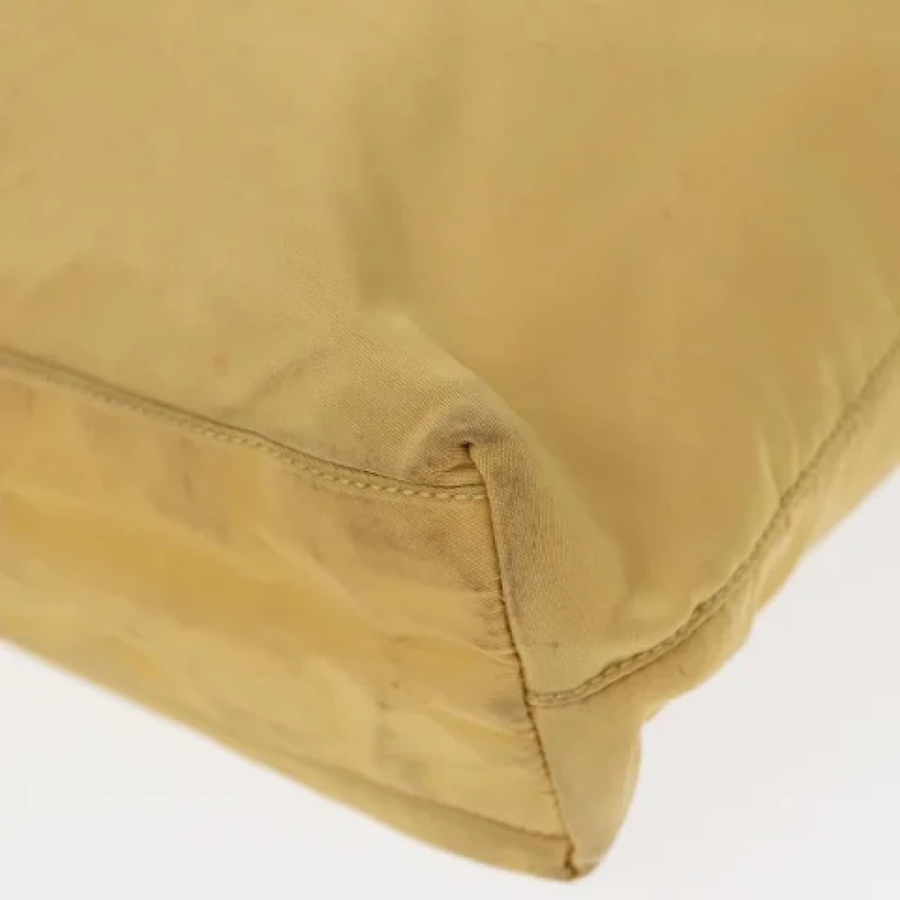 Prada Vintage Pre-owned Fabric prada-bags Yellow Dames
