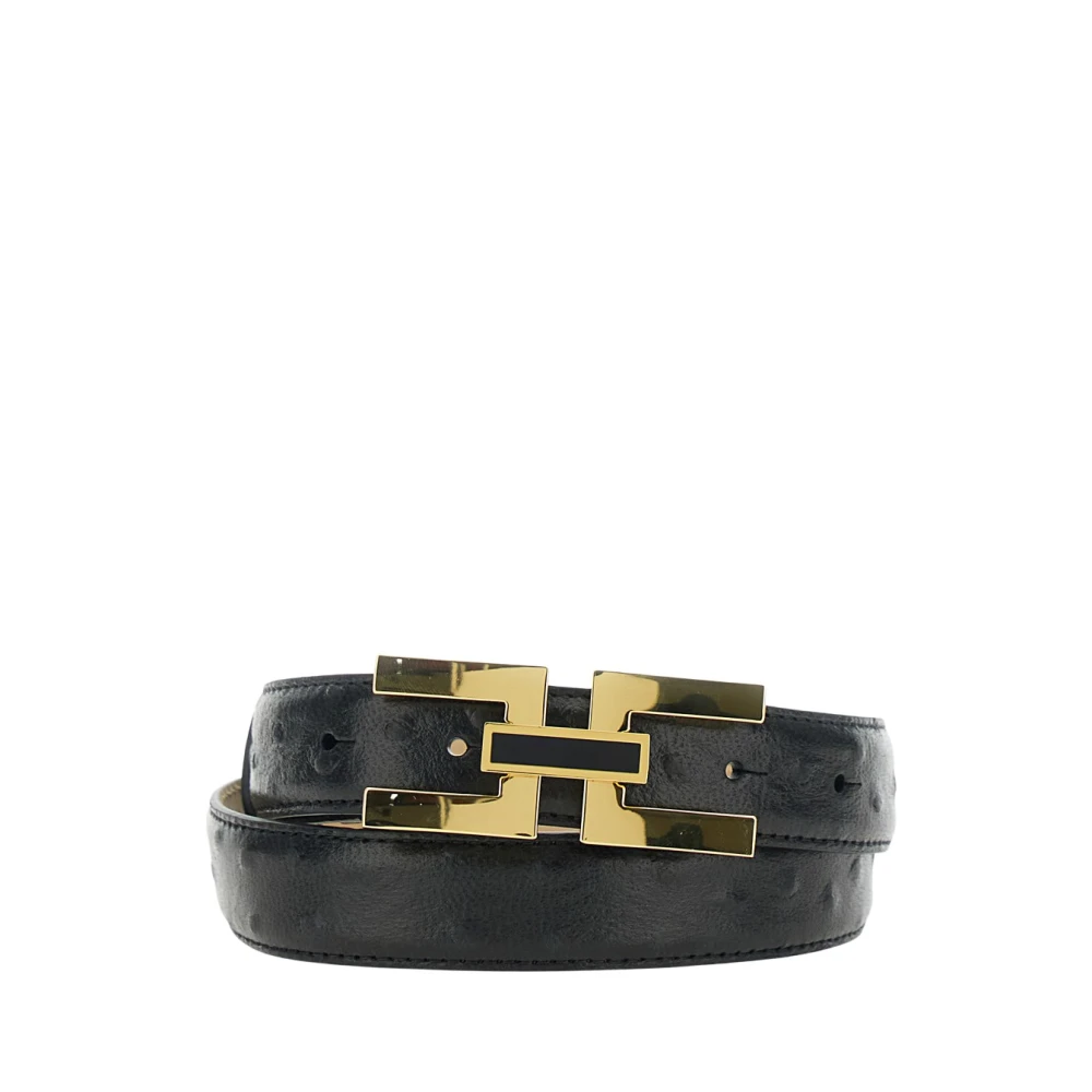 Elisabetta Franchi Black Belts - Unisex - Belts - Xl - Accessories