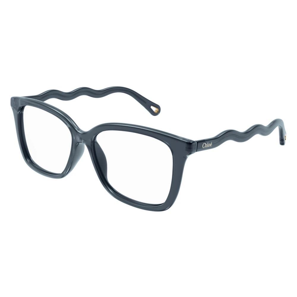 Chloé Unisex Blue Glasses, 49 Mm, Rectangle Eyeglasses