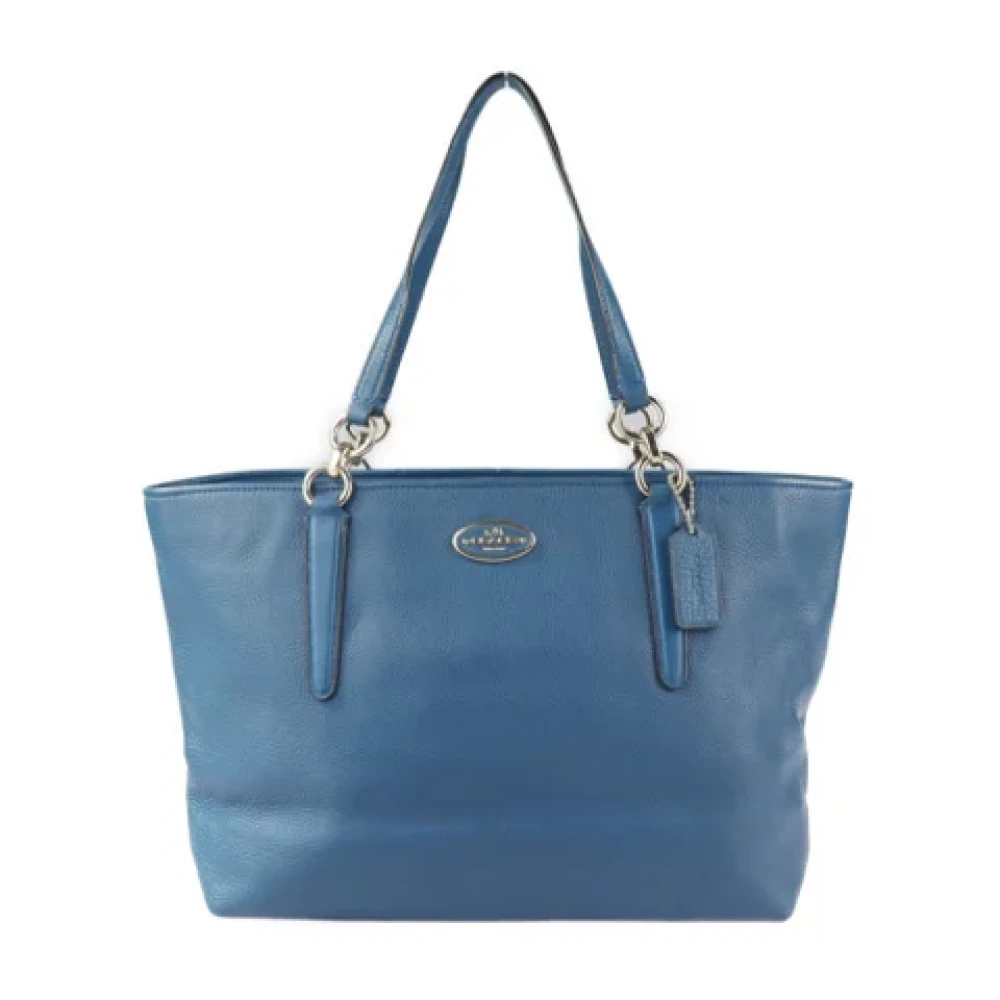 Coach Pre-owned Fabric shoulder-bags Blue Dames