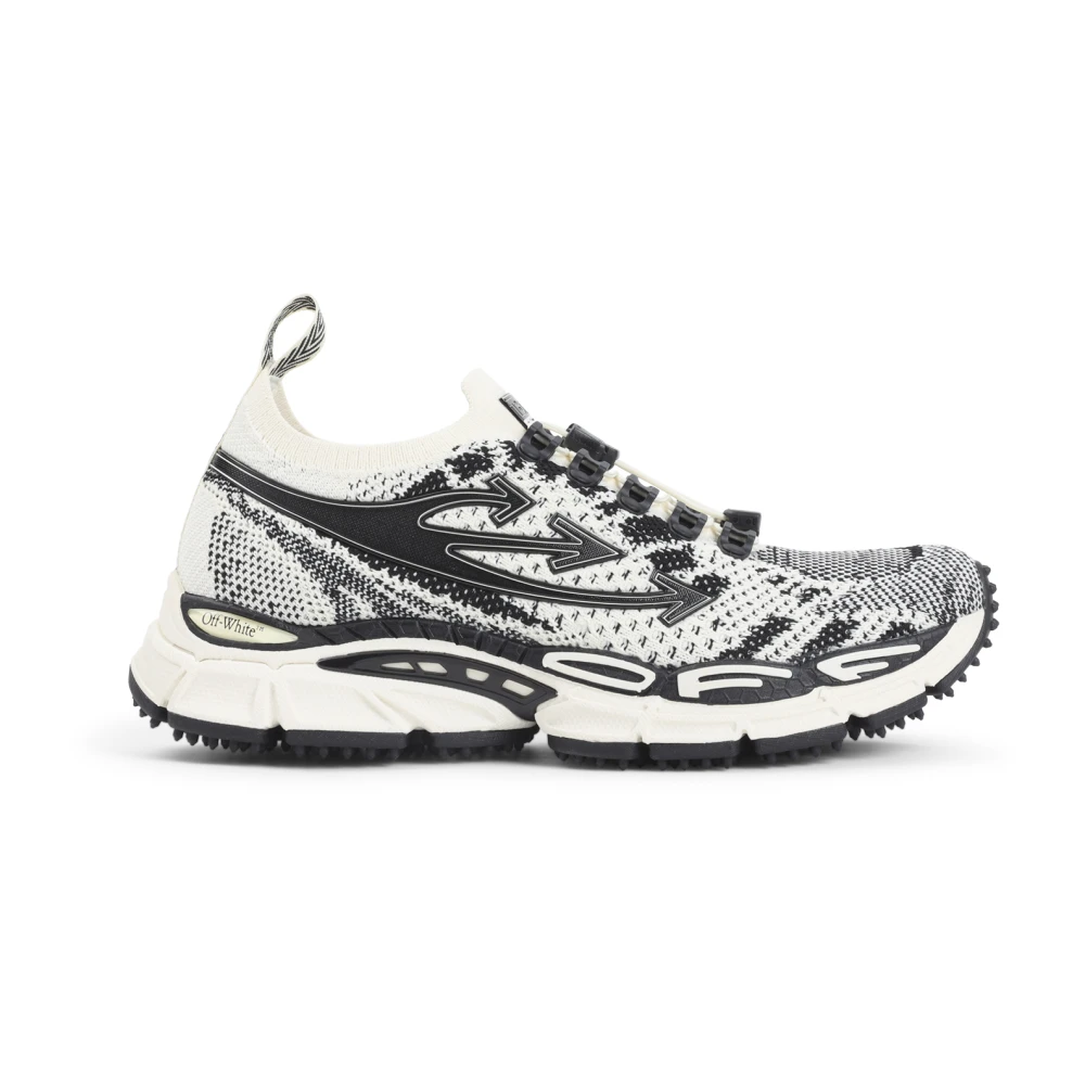 Off White Black Be Right Back Knit Trainers - Female - Sneakers - 3 Uk - Shoes