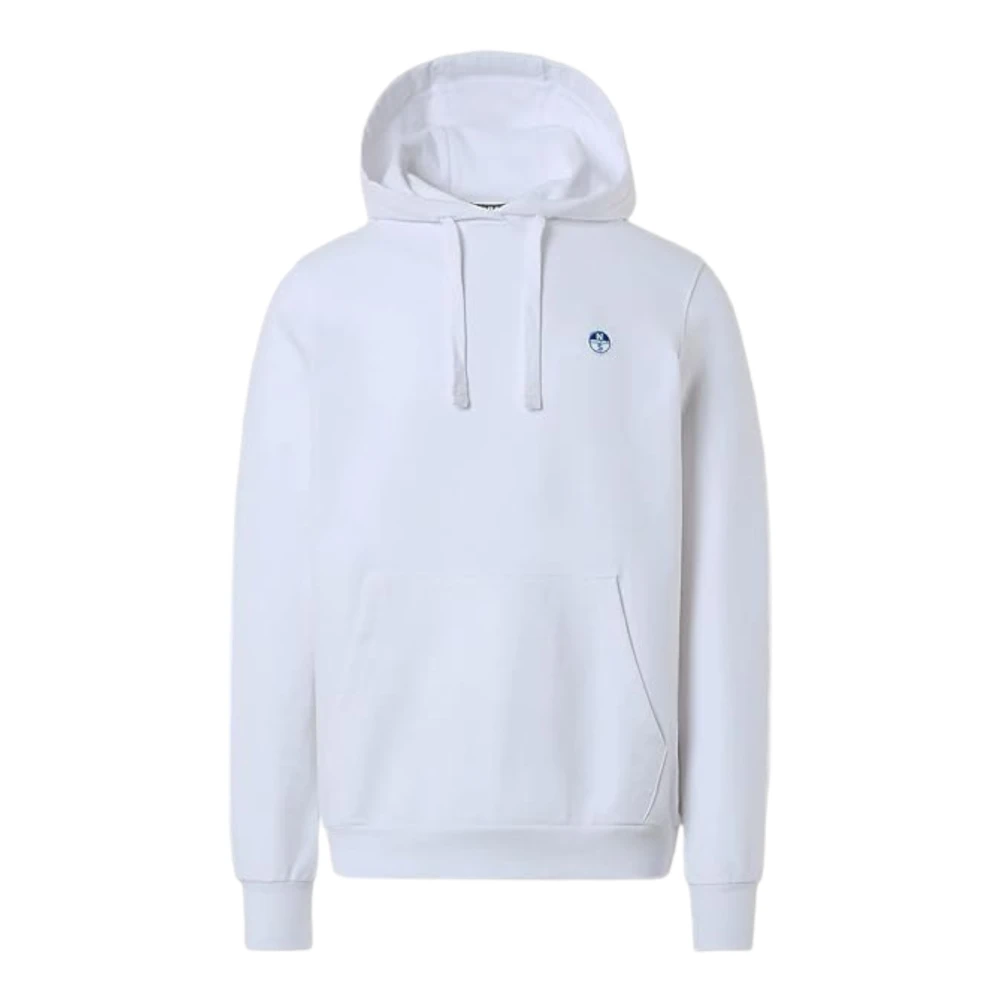 North Sails Hoodie White Heren