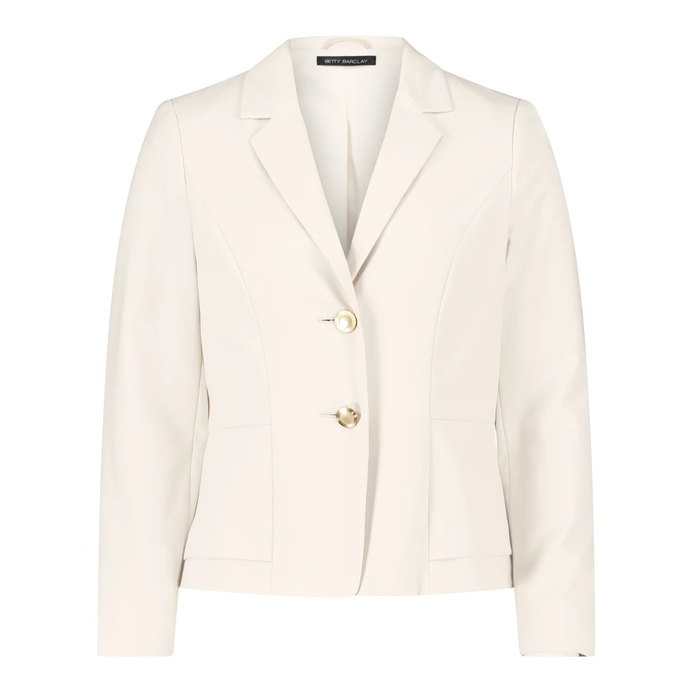 Betty Barclay Getailleerde blazer met lange mouwen Beige Dames