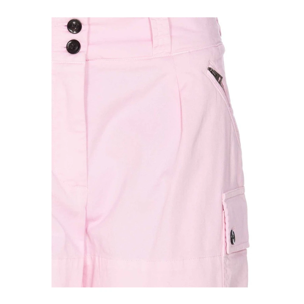 Tom Ford Cargo broek met katoenmix Pink Dames
