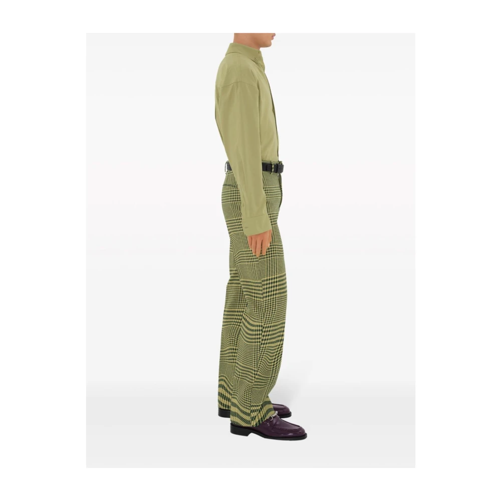 Burberry Stijlvolle Overhemden Collectie Green Heren