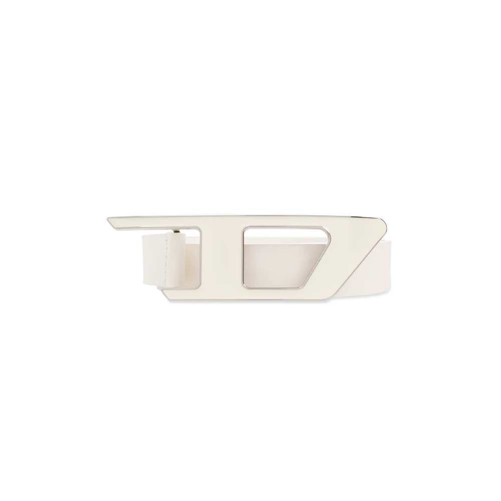 Diesel Riem 'B-Dlogo II' White Dames