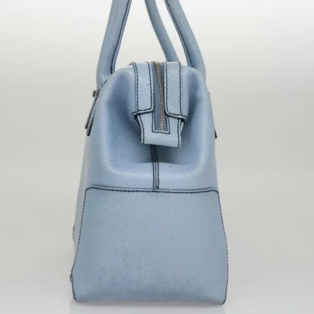 Salvatore Ferragamo Pre-owned Leather handbags Blue Dames