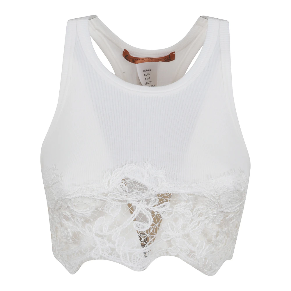 Ermanno Scervino Witte Top voor Vrouwen White Dames