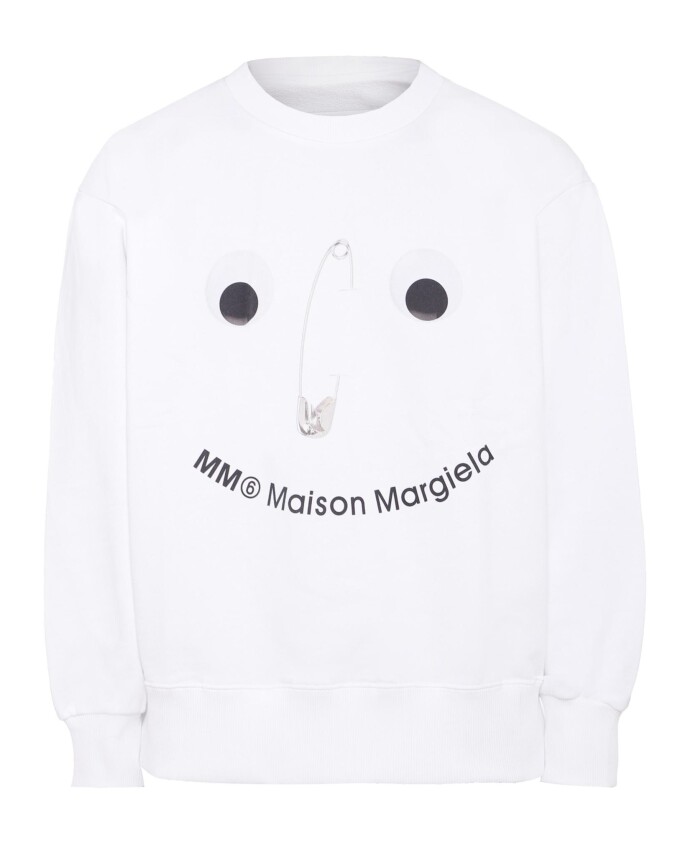 sweatshirt-en-coton-blanc-avec-impression-epingle-de-surete