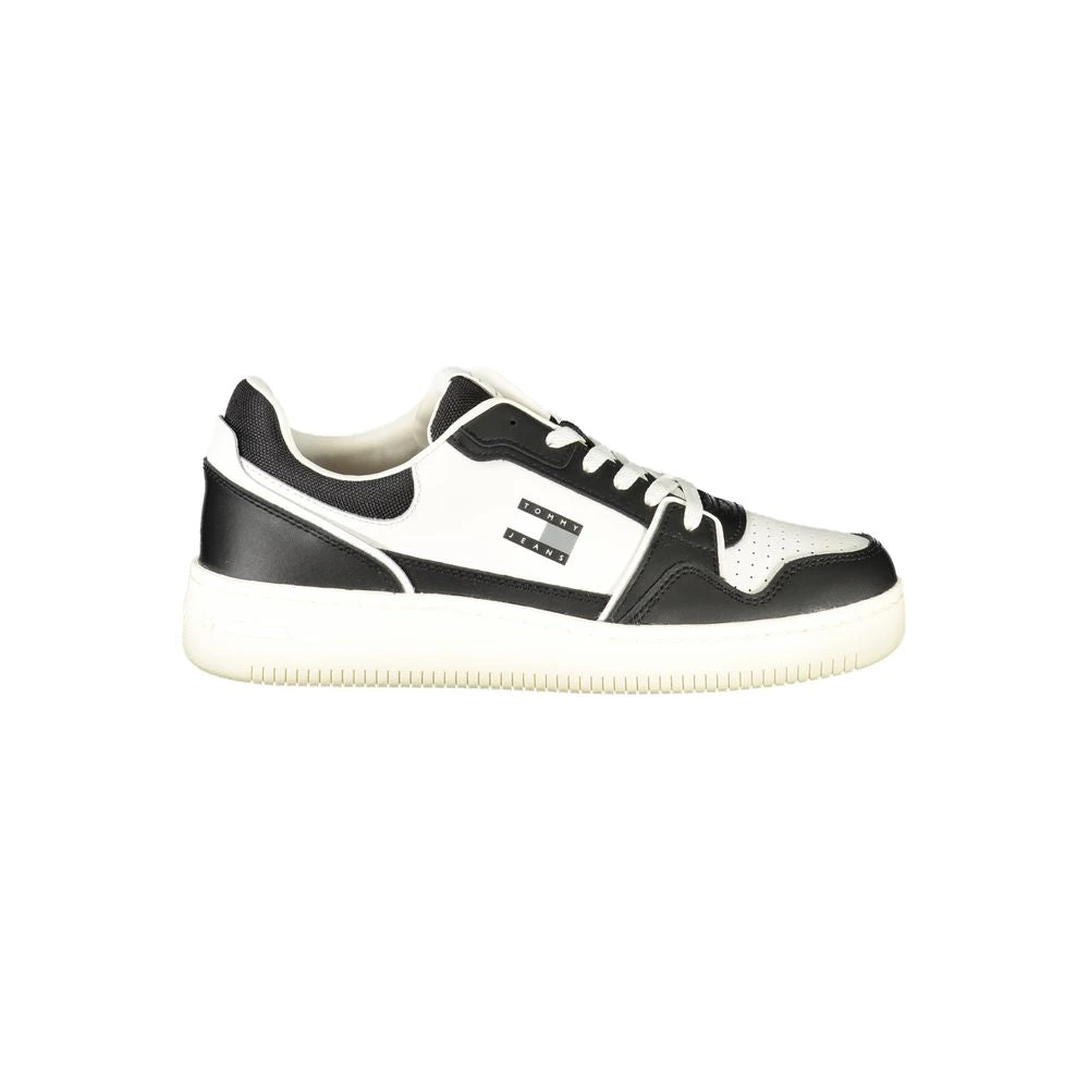 Tommy Hilfiger Men's Black Sneakers, 7 Uk, Leather Sneaker