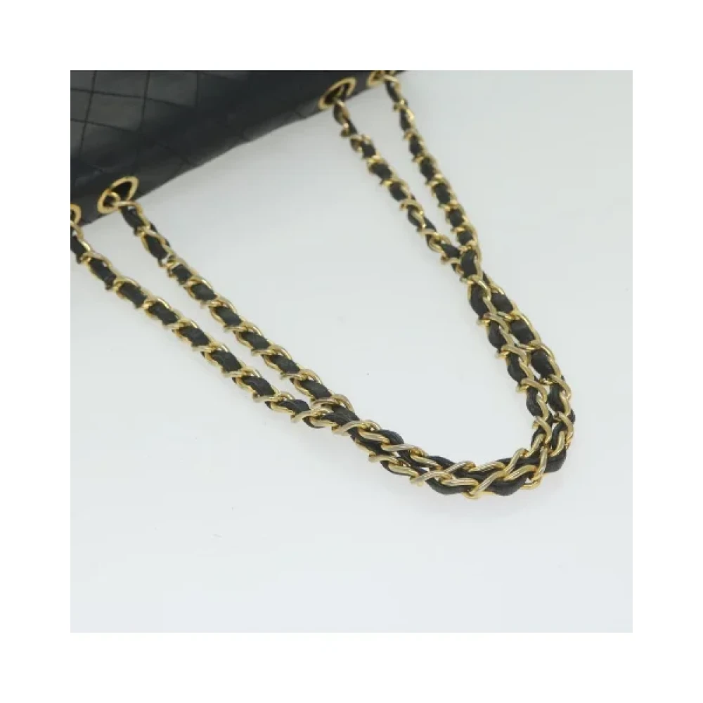 Chanel Vintage Pre-owned Leather shoulder-bags Black Dames