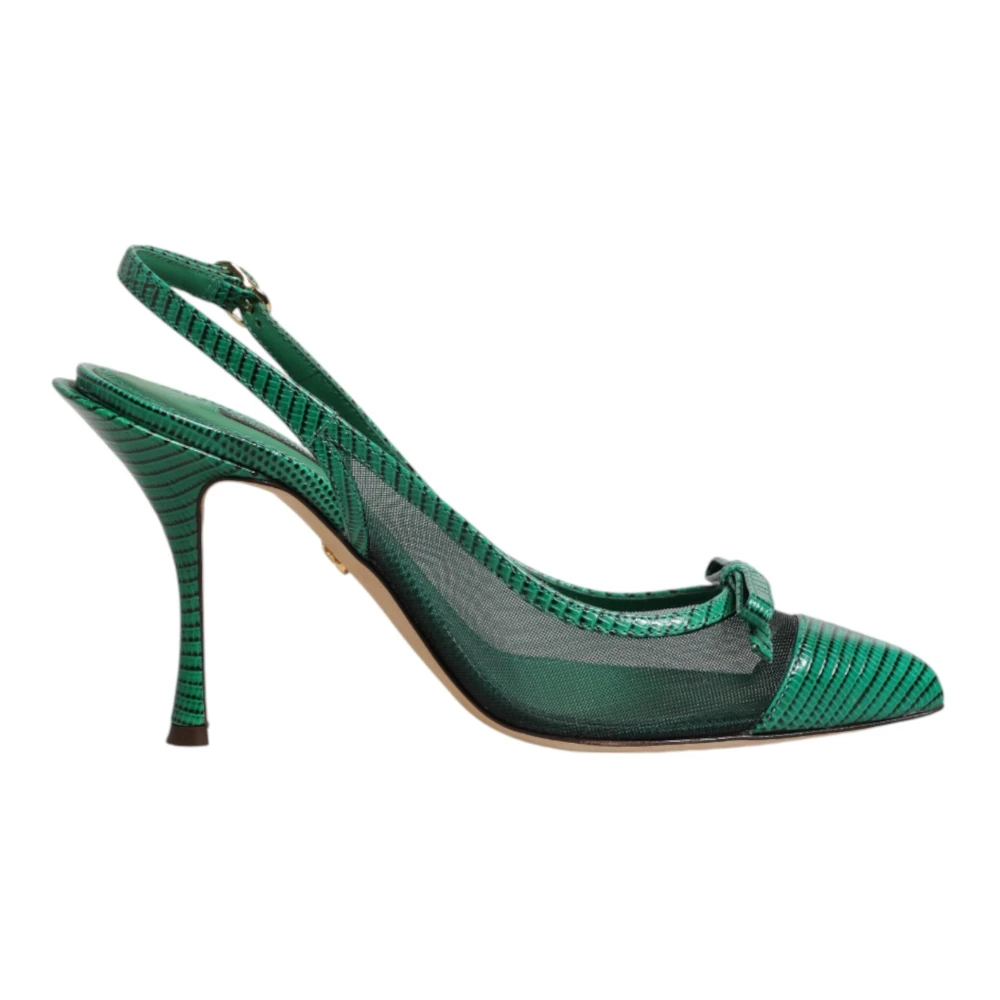 Dolce & Gabbana Damen Grün Schuhe, 36 Eugröße: