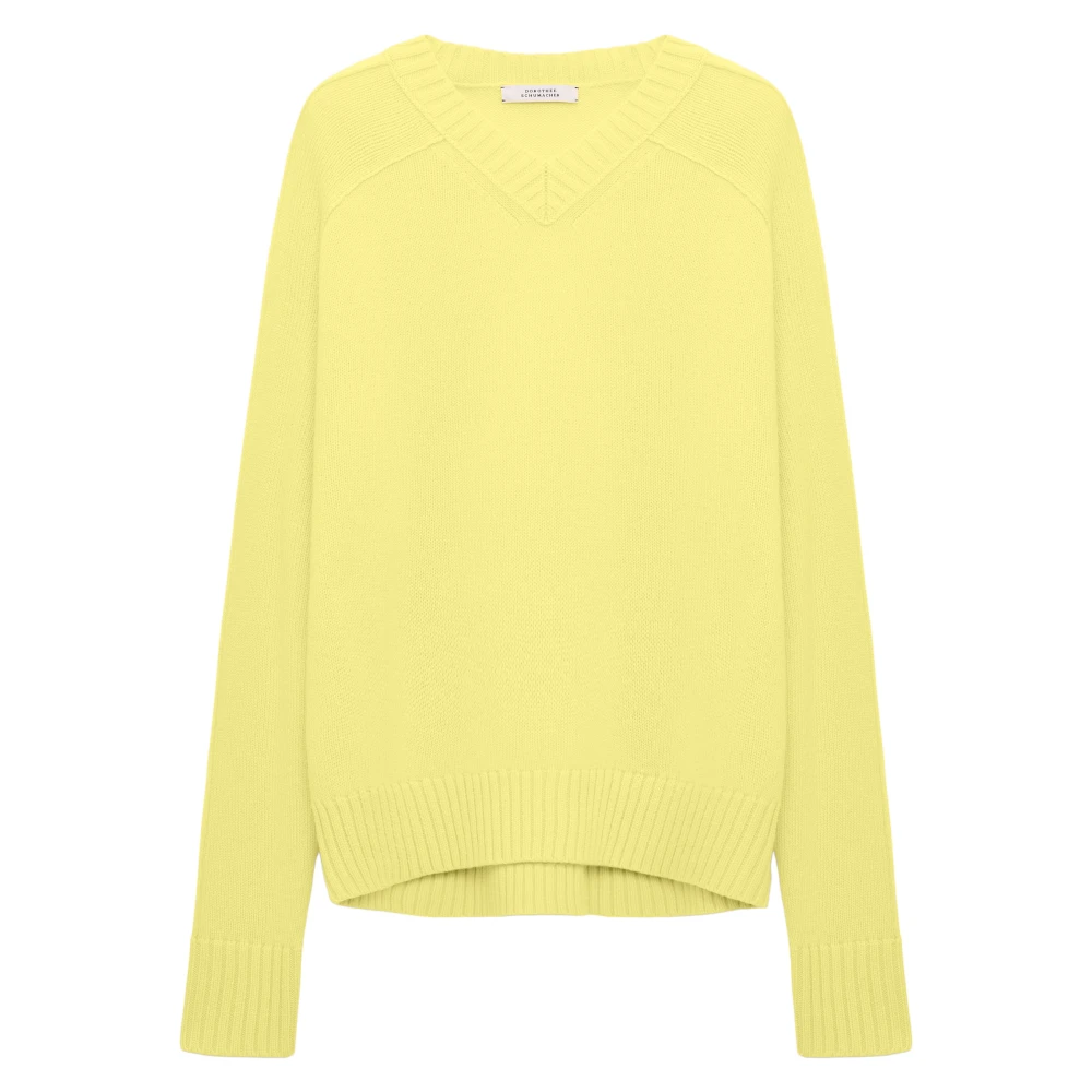 Dorothee schumacher Stijlvol Statement Pullover Sweater Yellow Dames