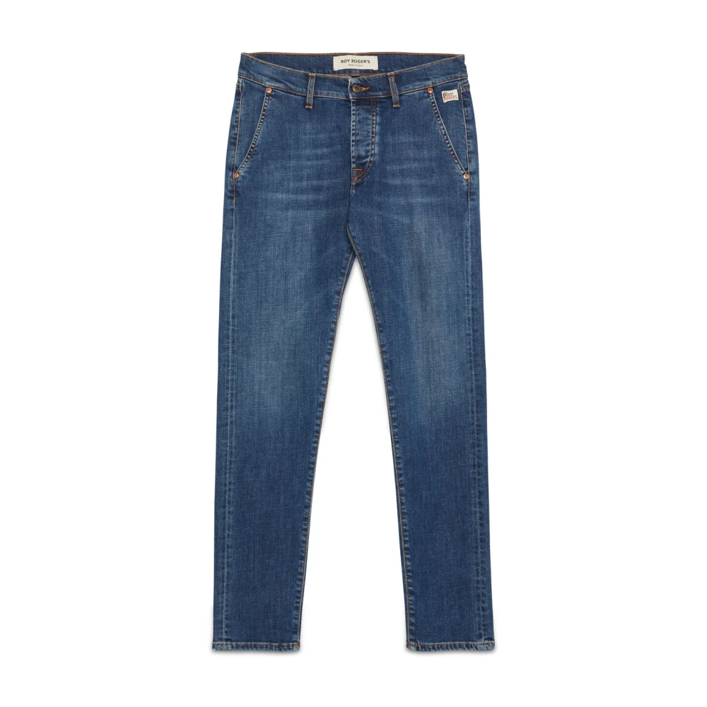 Roy Roger's Men's Blue Slim Fit Denim Jeans - Slim Fit Jeans - W36 - Jeans