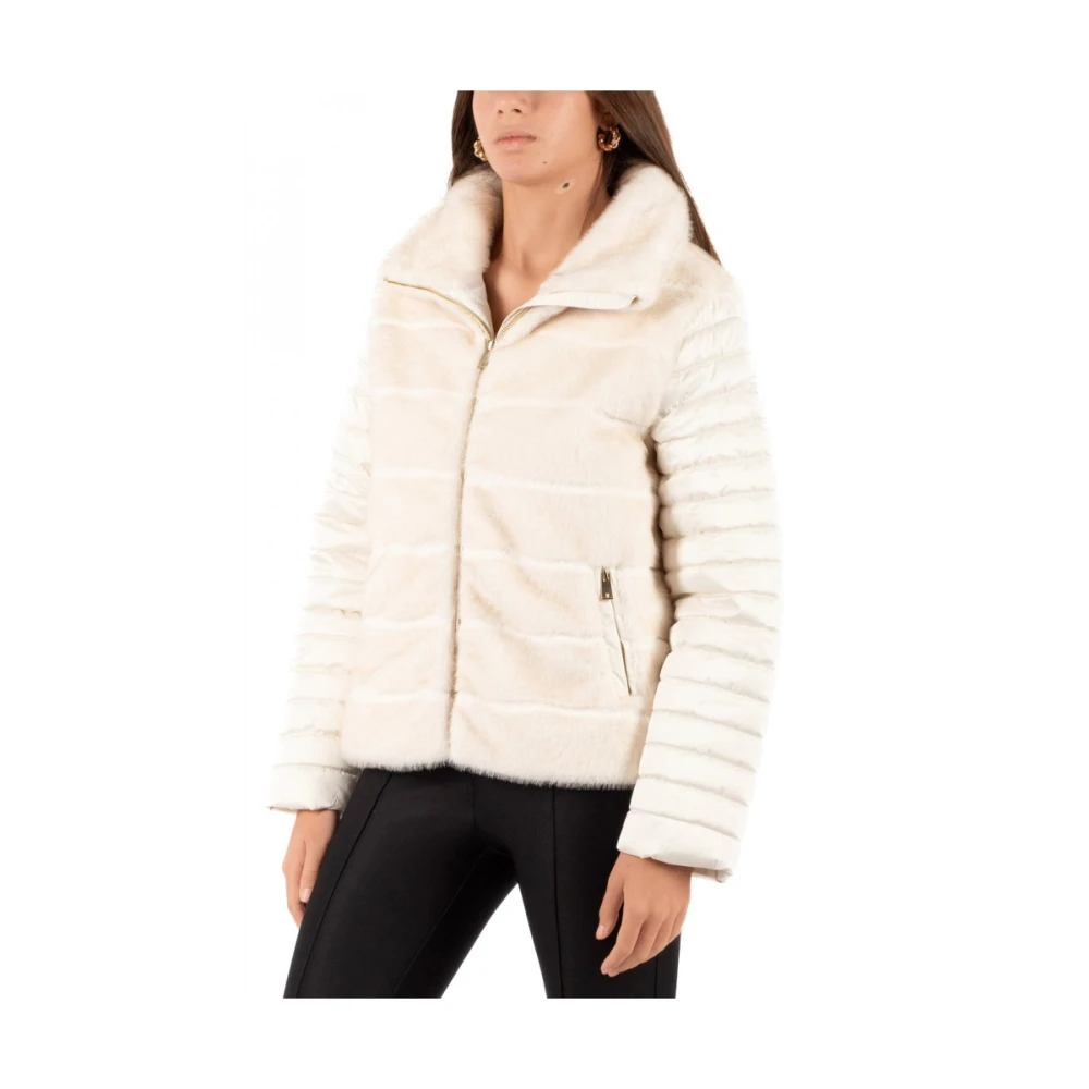 Luckylu Dames Blouson Jas White Dames