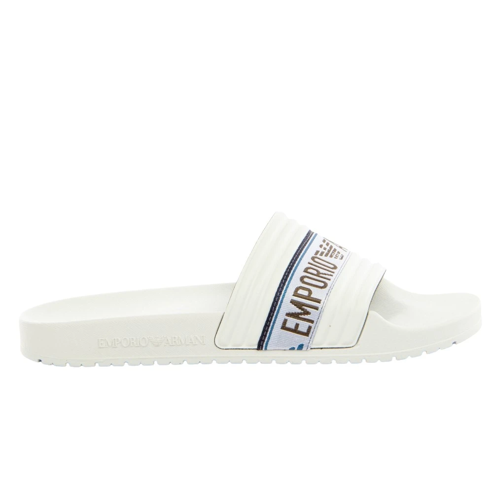 Emporio Armani Uomo Bianco Scarpe,, New, Taglia 44 Eu