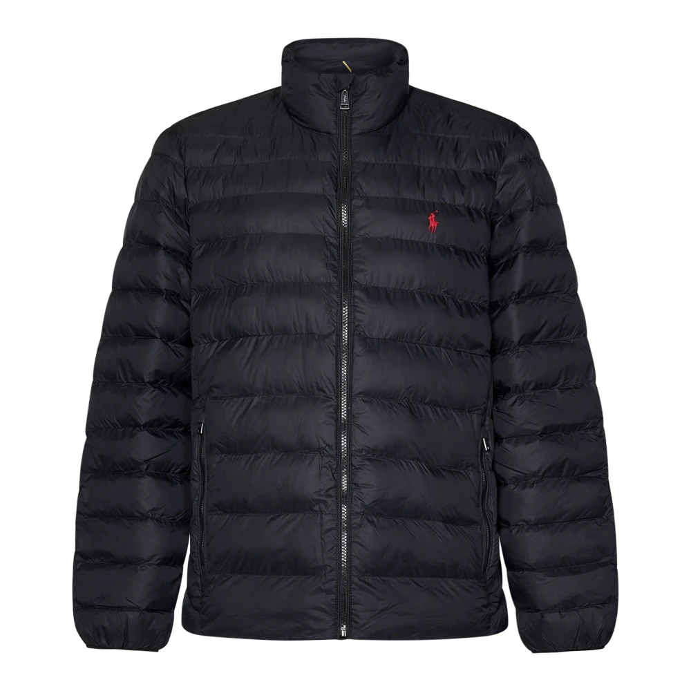 Polo Ralph Lauren Zwarte Gewatteerde Jas Aw24 Blue Heren